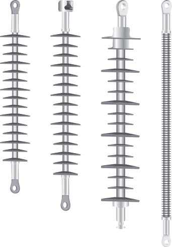 单绝缘棒形悬式复合绝缘子 电气化铁路接触网用复合绝缘子
